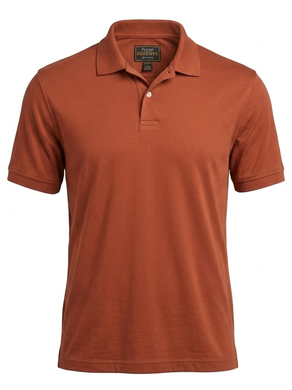 ​Jos. A. Bank Reserve‎ Traditional Fit Pima Cotton Polo Shirt Rust Orange Large